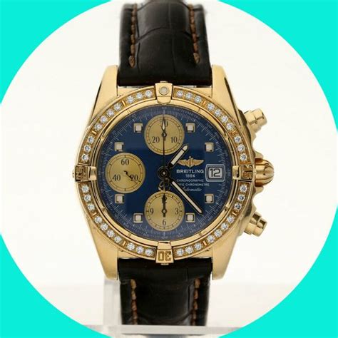 breitling 18k gold k13357 diamond bezel 808325|Breitling Chrono Cockpit K13357 18K Gold, Diamond Bezel..